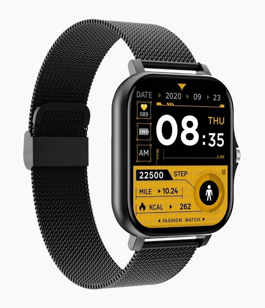 Смарт часы GLOBEX Smart Watch фитнес браслет с металлическим ремешком ...