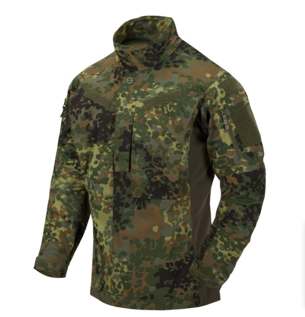 Кітель (Ріпстоп) MBDU Shirt - NYCO Ripstop Helikon-Tex Flecktarn XXXL Тактичний - зображення 1