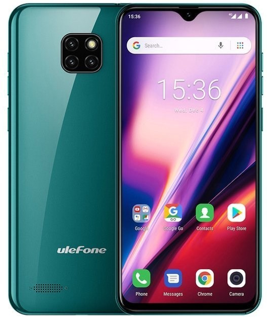 Smartfon Ulefone Note 7 1/16GB Green - obraz 2