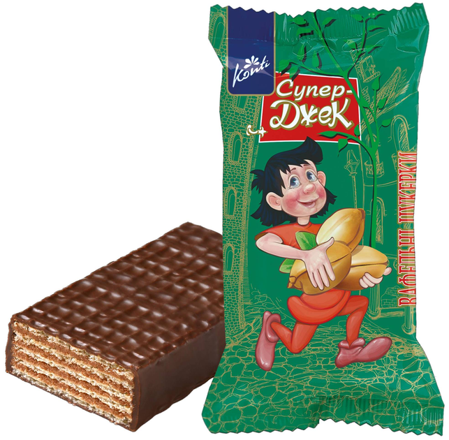 Конфеты Konti Супер Джек со вкусом ореха 2.2 кг (4823012268598 ...