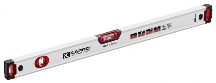 Уровень строительный Капро Kapro Eagle 2 колбы 60 см (KA705-40-60 ...