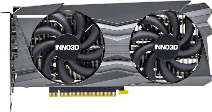 Видеокарта INNO3D PCI-Ex GeForce RTX 3060 Twin X2 8GB GDDR6 (128bit) (1777/15000) (HDMI, 3 x DisplayPort) (N30602-08D6-11902130) - изображение 1
