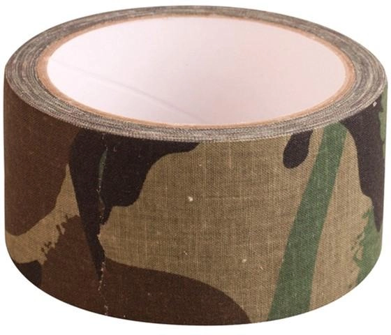 Скотч маскувальний KOMBAT Tactical Fabric Tape Камуфляж 5 см х 8 м (kb-tft-camo) - зображення 1