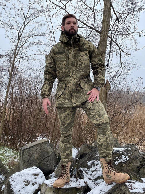 Військовий тактичний демісезонний костюм Гірка 62 Піксель - зображення 1