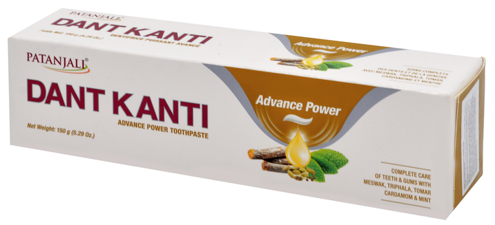 Зубная паста Patanjali Ayurved Dant Kanti Улучшенная сила 150 г ...