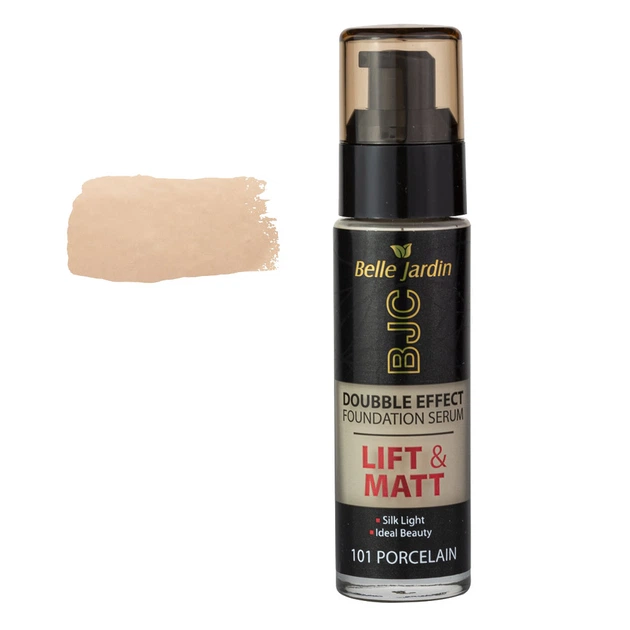 Тональний крем Belle Jardin Lift & Matt Double Effect Fundation serum № 101 фарфоровый 30 мл ( 5907582907596 ) - Фото 1 Тональний крем Belle Jardin Lift & Matt Double Effect Fundation serum № 101 фарфоровый 30 мл ( 5907582907596 ) - изображение 1