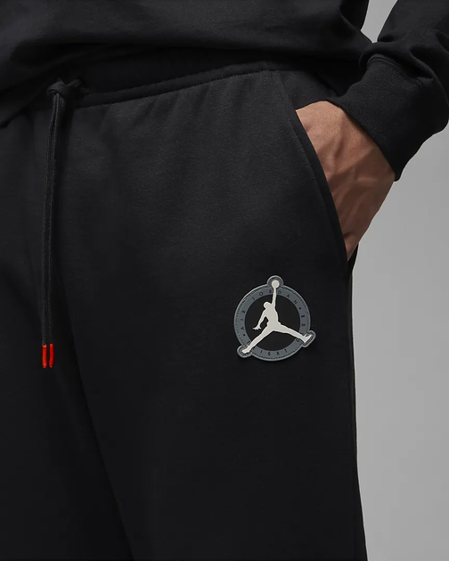 Штани JORDAN MJ FLT MVP HBR FLC PANT 2 XL Чорний DV7596-010 - зображення 3