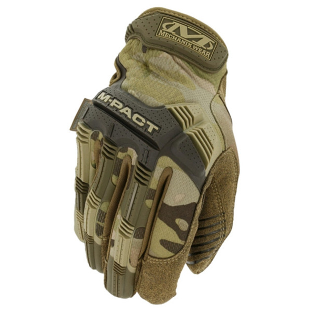 Тактические перчатки Mechanix M-pact Оливковый M - изображение 1