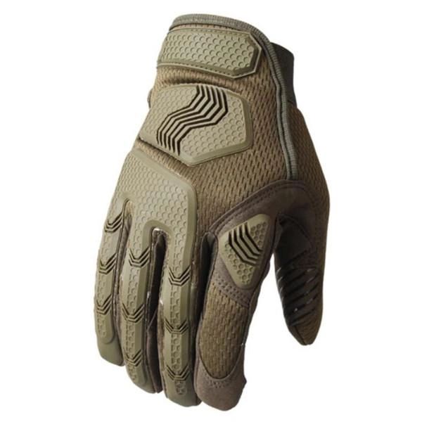 Тактичні рукавички повнопалі Gloves FF 4 Оливковий L - зображення 1