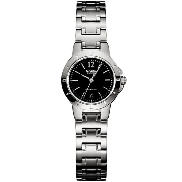 Женские часы Casio LTP-1177A-1ADF Черные с серебристым – фото, отзывы ...