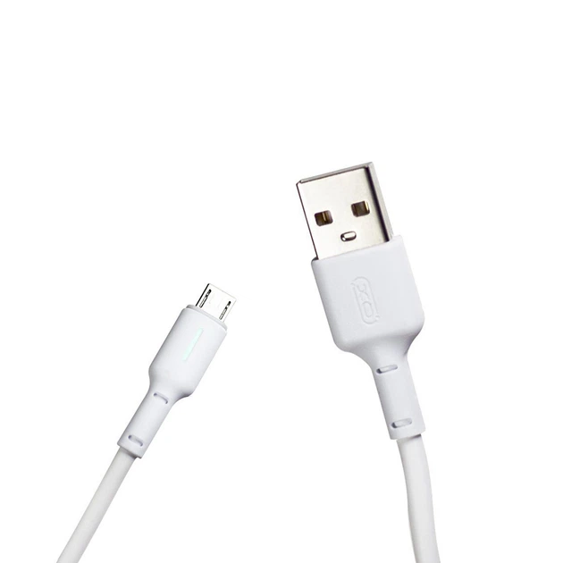 Кабель XO NB112 3A fast charging usb cable micro White - Фото 1 Кабель XO NB112 3A fast charging usb cable micro White - изображение 1