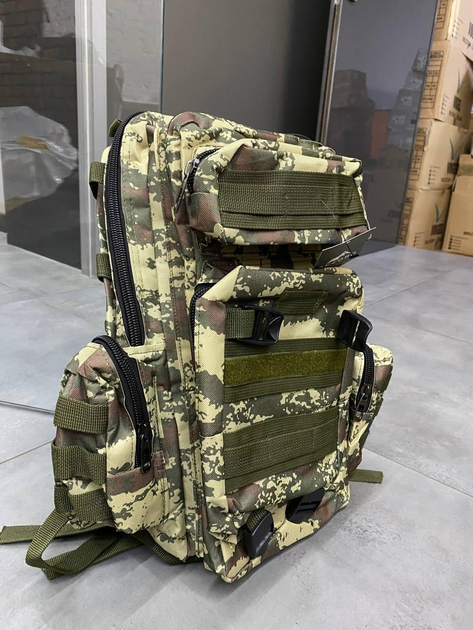 Военный рюкзак 35 л Accord, Турецкий камуфляж, тактический рюкзак для военных, армейский рюкзак, рюкзак для - изображение 2