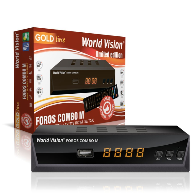 ТВ-ресивер World Vision Foros Combo M - изображение 1