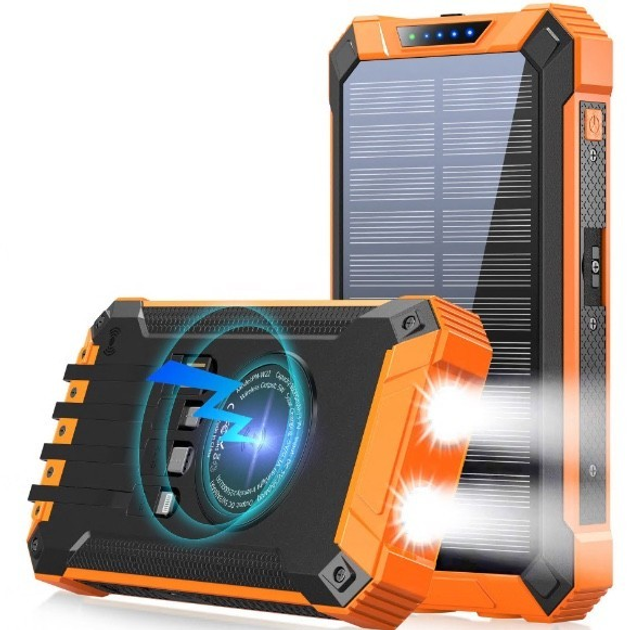 Power Bank (накопитель эл.энергии) 20000 mAh с солнечной панелью ...