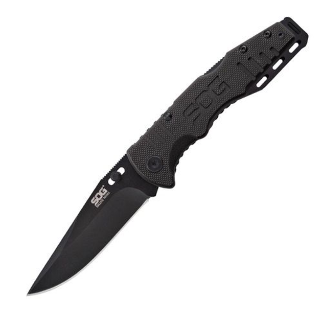 Складаний ніж SOG Salute Mini, Black (SOG FF1101-CP) - зображення 1