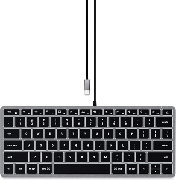 Проводная клавиатура Satechi Slim W1, клавиши с подсветкой и ...