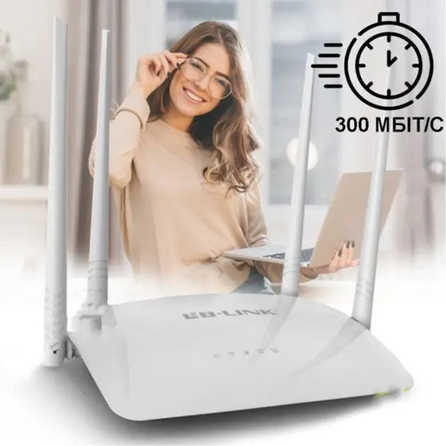 Роутер маршрутизатор беспроводной модем WiFi LB-Link BL-WL450H 2.4GHz ...
