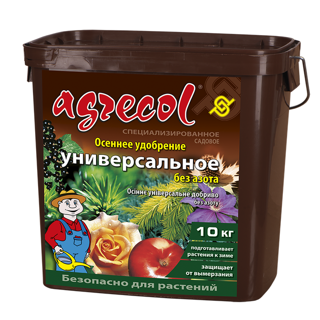 Осіннє добриво універсальне Agrecol 10 кг - Фото 1 Осіннє добриво універсальне Agrecol 10 кг - зображення 1
