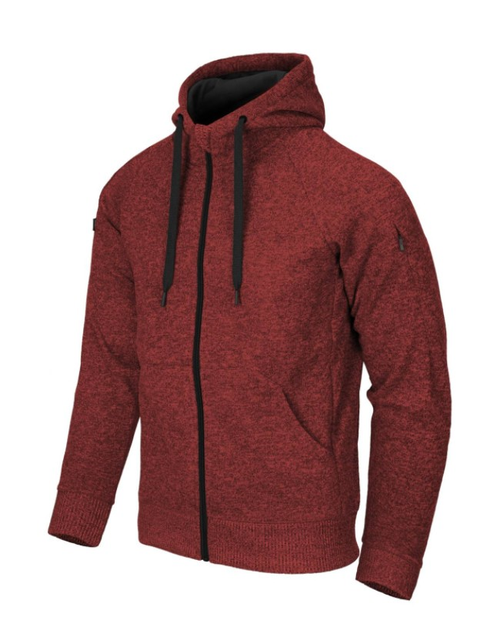 Худи Covert Tactical Hoodie (Fullzip) Helikon-Tex Red Melange XL Тактическое мужское - изображение 1