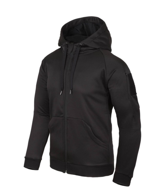 Куртка толстовка (Худі) Urban Tactical Hoodie (Fullzip) Helikon-Tex Black 2XL Тактична чоловіча - зображення 1