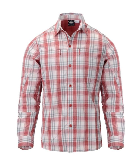 Рубашка (Нейлон) Trip Shirt - Nylon Blend Helikon-Tex Red Plaid XXXL Тактическая мужская - изображение 2