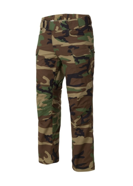 Штаны городские (Поликоттон Рипстоп) UTP (Urban Tactical Pants) - Polycotton Ripstop Helikon-Tex US Woodland XXXL Тактические мужские - изображение 1