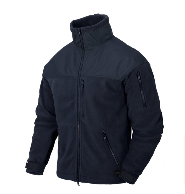 Куртка флисовая Classic Army Jacket - Fleece Helikon-Tex Navy Blue XXL Тактическая - изображение 1