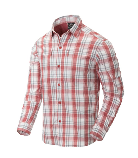 Рубашка (Нейлон) Trip Shirt - Nylon Blend Helikon-Tex Red Plaid S Тактическая мужская - изображение 1