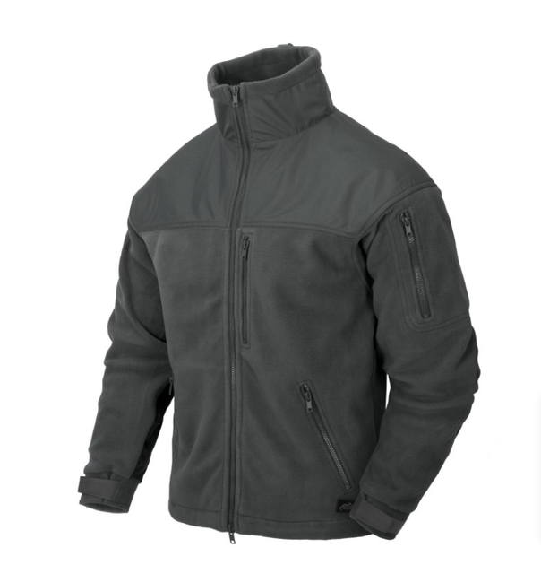 Куртка флисовая Classic Army Jacket - Fleece Helikon-Tex Shadow Grey L Тактическая - изображение 1