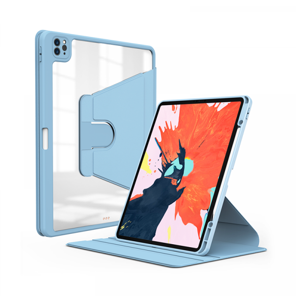 Чохол Wiwu Waltz Rotative для iPad 7/8/9 10.2" (2019-2021)/ Pro 10.5"/ Air 3 10.5" (2019) light blue - Фото 1 Чохол Wiwu Waltz Rotative для iPad 7/8/9 10.2" (2019-2021)/ Pro 10.5"/ Air 3 10.5" (2019) light blue - зображення 1