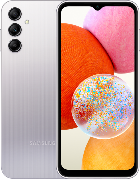 Мобильный телефон Samsung Galaxy A14 4/64GB Silver (SM-A145FZSUSEK ...
