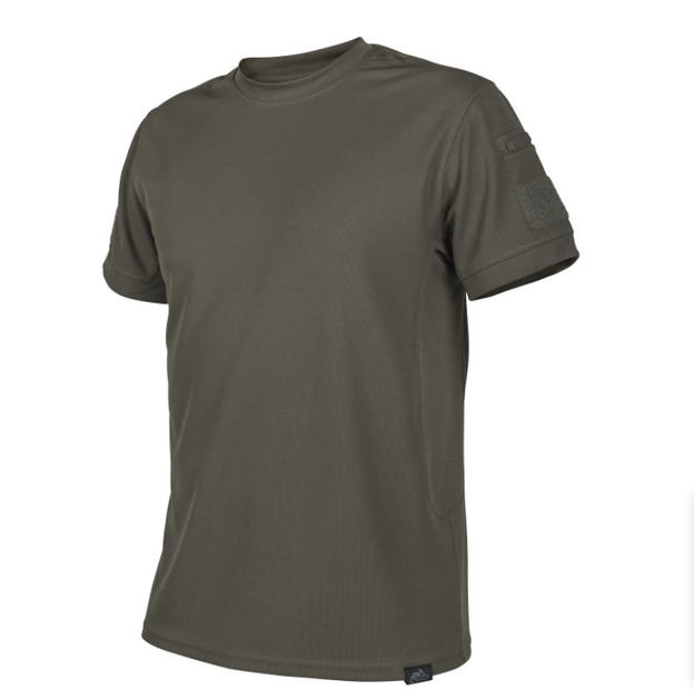 Футболка Tactical T-Shirt TopCool Helikon-Tex Olive Green S Мужская тактическая - изображение 1