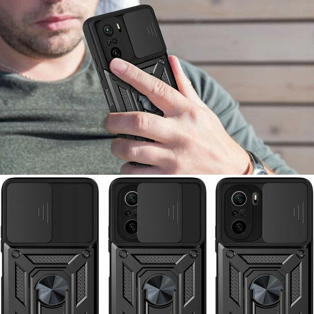 Удароміцний чохол Camshield Serge Ring for Magnet для Xiaomi Poco M3 - зображення 4