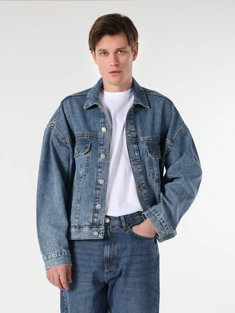 Джинсовая куртка мужская Colin's 141 LUKE CL1062451DN42471 2XL Deina Wash (8683197567543) - изображение 4