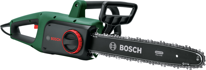 Ланцюгова пилка Bosch UniversalChain 35, 1.8 Квт, 35 см робоча довжина, ланцюг, кожух (06008B8303) - зображення 1