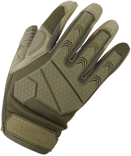 Тактичні рукавички Kombat Alpha Tactical Gloves Койот M (kb-atg-coy-m) - зображення 2