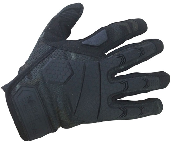 Тактичні рукавички Kombat Alpha Tactical Gloves Чорні XL (kb-atg-btpbl-xl) - зображення 1