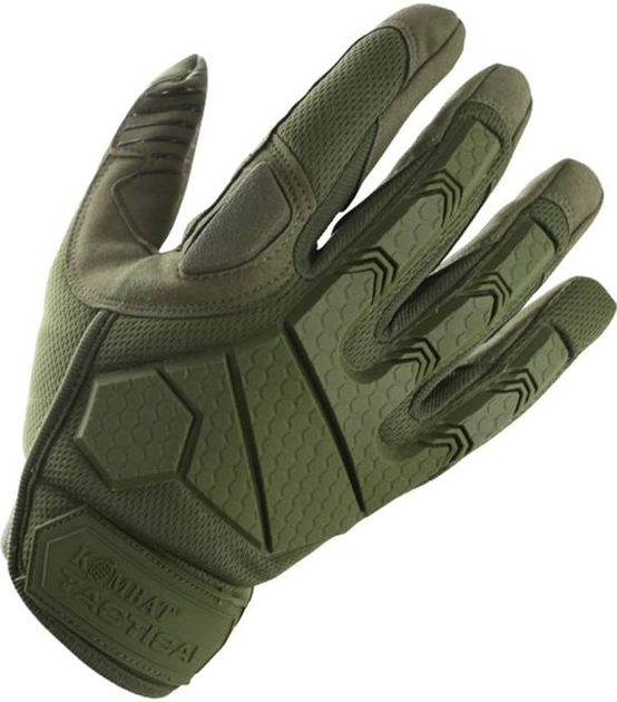 Тактичні рукавички Kombat Alpha Tactical Gloves Оливкові XL (kb-atg-olgr-xl) - зображення 1