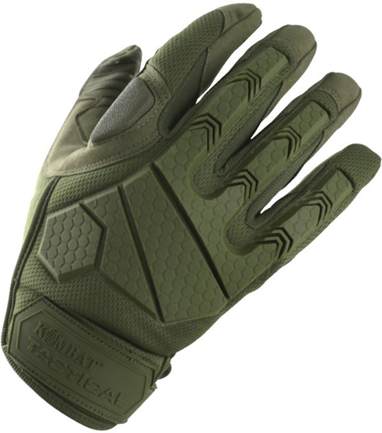 Тактичні рукавички Kombat Alpha Tactical Gloves Оливкові L (kb-atg-olgr-l) - зображення 2
