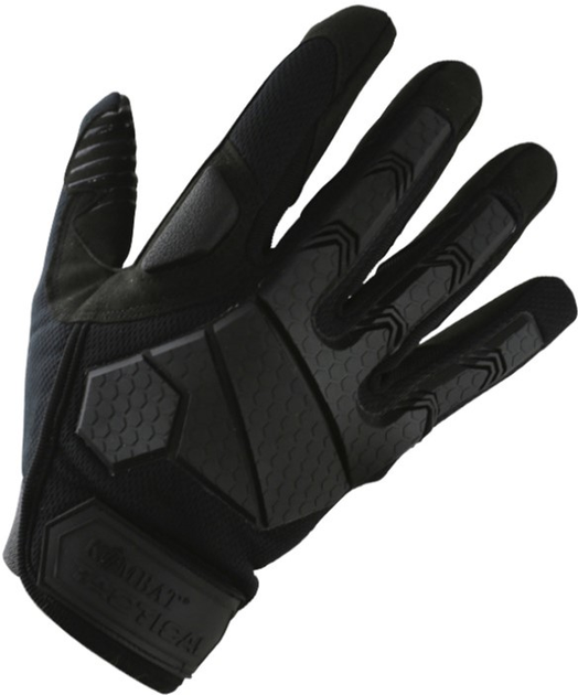 Тактичні рукавички Kombat Alpha Tactical Gloves Чорні L (kb-atg-blk-l) - зображення 1