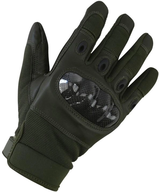 Тактичні рукавички Kombat Predator Tactical Gloves Оливкові M-L (kb-ptg-olgr-m-l) - зображення 1