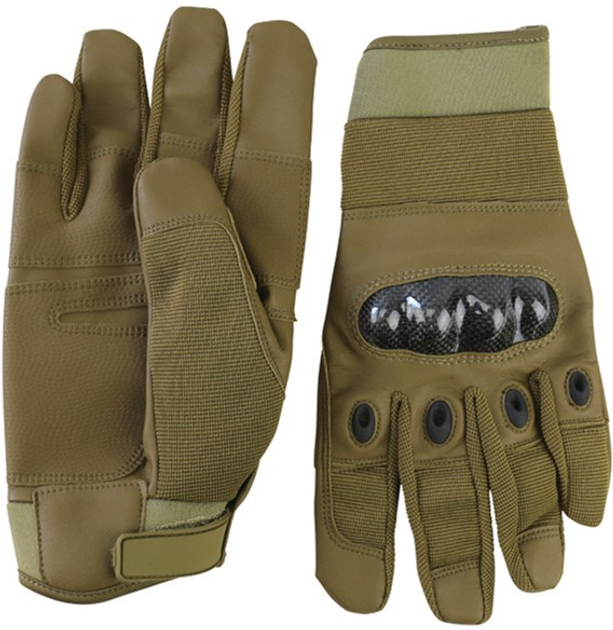 Тактичні рукавички Kombat Predator Tactical Gloves Койот M-L (kb-ptg-coy-m-l) - зображення 2