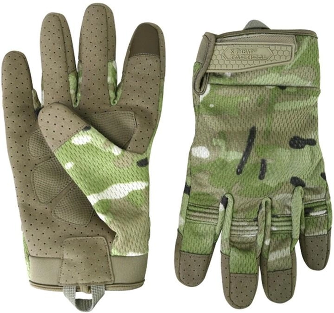 Тактичні рукавички Kombat Recon Tactical Gloves Мультикам L (kb-rtg-btp-l) - зображення 2