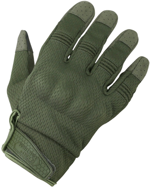 Тактичні рукавички Kombat Recon Tactical Gloves Оливкові M (kb-rtg-olgr-m) - зображення 1