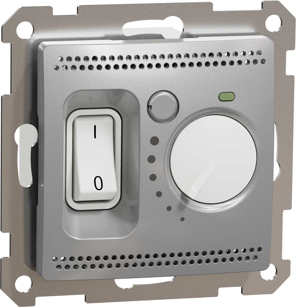 Термостат теплого пола Schneider Electric 16A Sedna Design Алюминий (SDD113507) - изображение 2