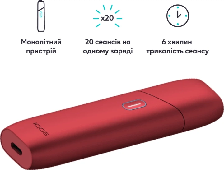Устройство для нагревания табака IQOS Originals ONE Красный