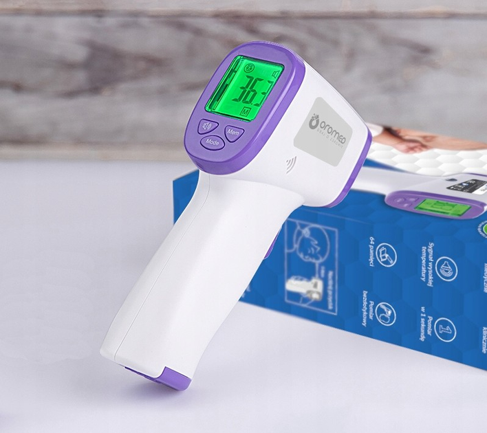 Бесконтактный инфракрасный термометр OROMED ORO-COLOR MAX для детей и взрослых - изображение 2