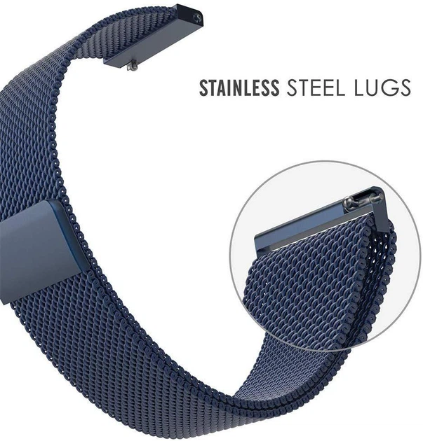 Ремінець для годинника Melanese design bracelet Universal 20 мм Blue - зображення 3