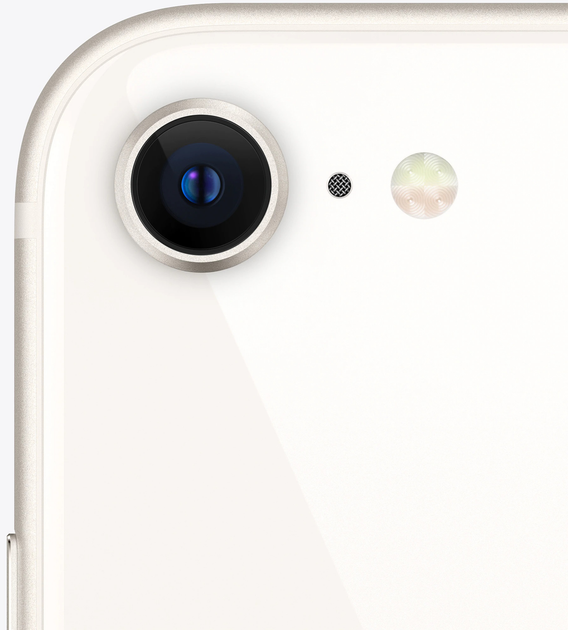 Мобільний телефон Apple iPhone SE 128GB 2022 Starlight (MMXK3) - зображення 4