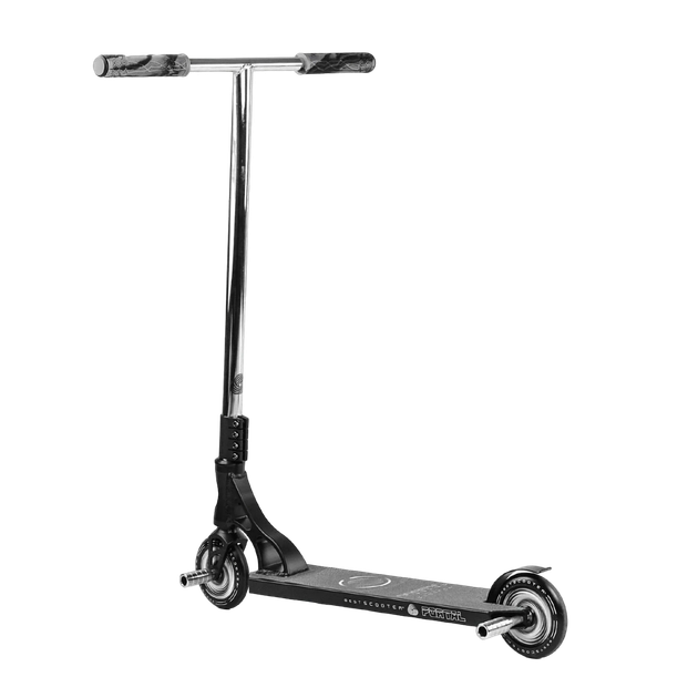 Самокат трюковый двухколесный с алюминиевыми пегами Best Scooter Portal Черный вид 1 - изображение 2